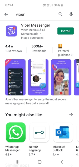 Select the app