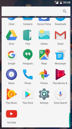 Scroll to and select Settings