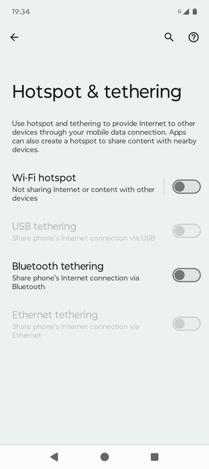 Select Wi-Fi hotspot
