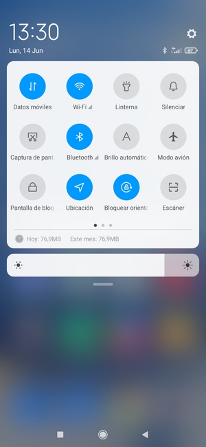 Desactive Wi-Fi y Bluetooth