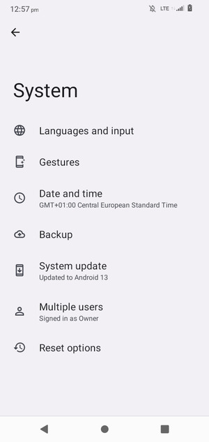 Select System update