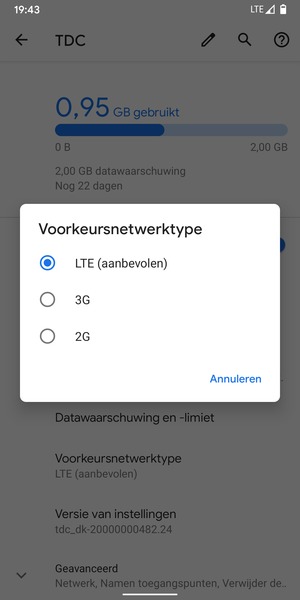 Selecteer uw voorkeursoptie
