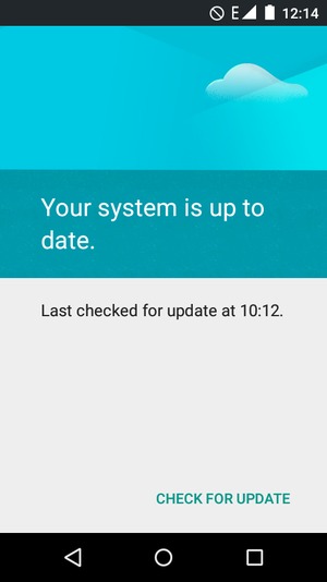 Select Check for update / Check now