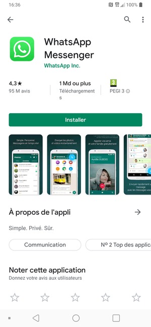 Sélectionnez Installer