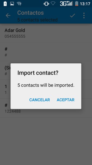 Seleccione ACEPTAR