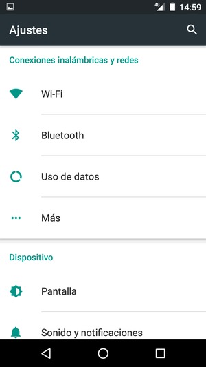 Seleccione Wi-Fi