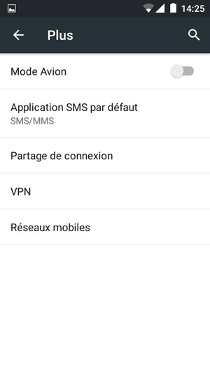 Sélectionnez Réseaux mobiles
