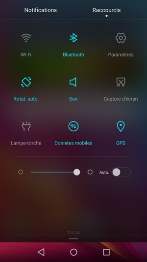 Désactiver le Bluetooth et le GPS