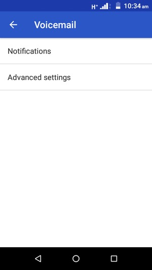 Select Advanced settings