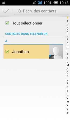 Sélectionnez OK
