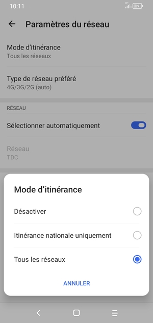 Sélectionnez votre option préférée