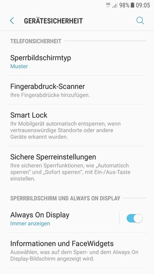 Ihr Handy ist jetzt mit einer Bildschirmsperre gesichert
