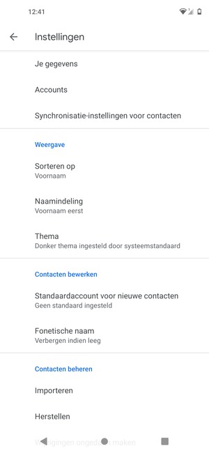 Selecteer Importeren