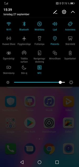 Stäng av Wi-Fi och Bluetooth