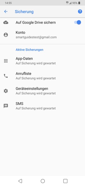 Wählen Sie Konto