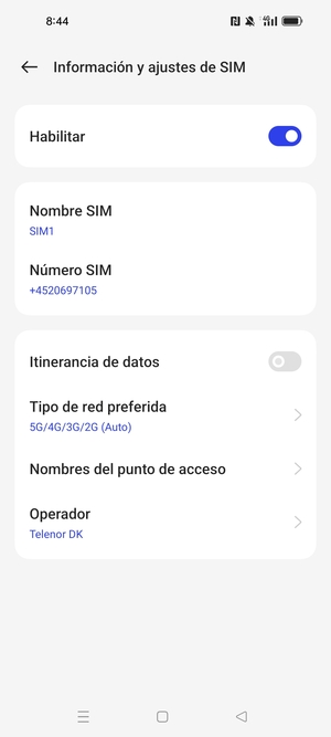 Seleccione Nombres del punto de acceso