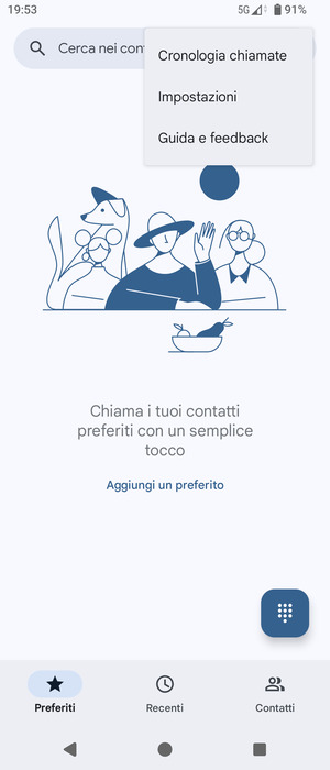 Seleziona Impostazioni