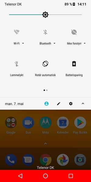 Velg Innstillinger-knappen