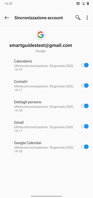Seleziona il tasto Menu