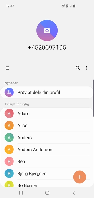 Vælg Menu-knappen