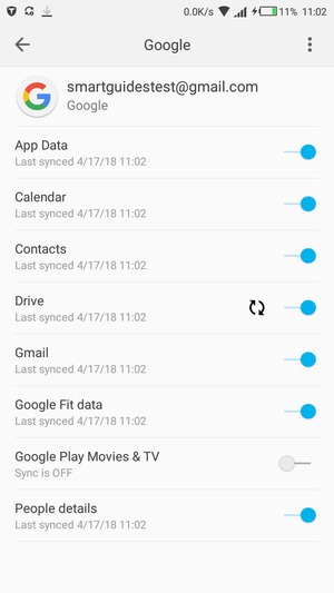 Select the Menu button