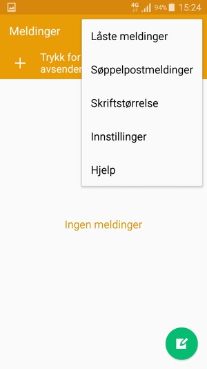 Velg Innstillinger