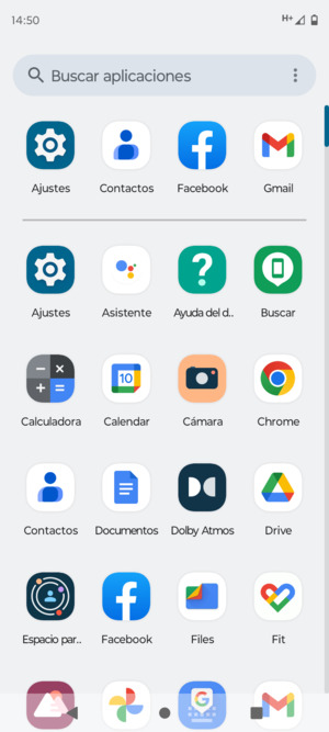Seleccione Ajustes