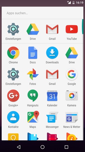 Wählen Sie Einstellungen