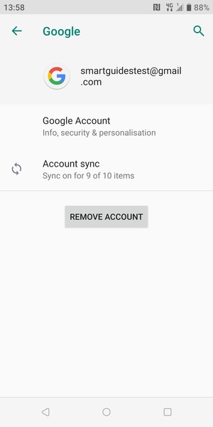 Select Account sync