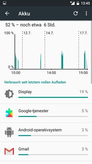 Wählen Sie die Menü-Taste