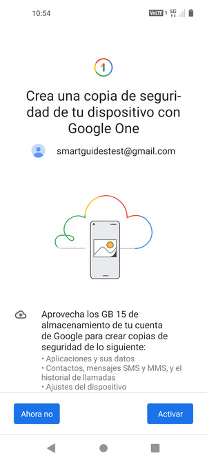 Seleccione Activar