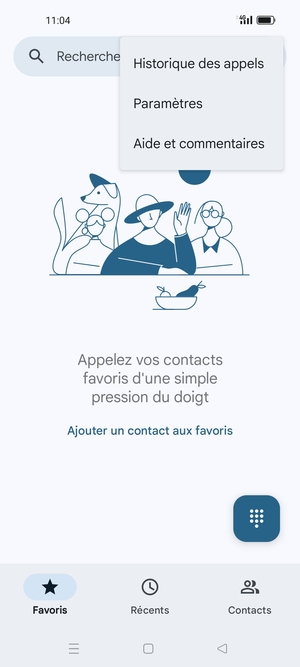 Sélectionnez Paramètres