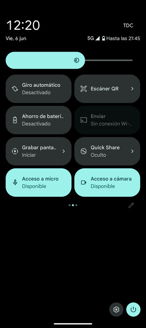 Seleccione Ahorro de batería