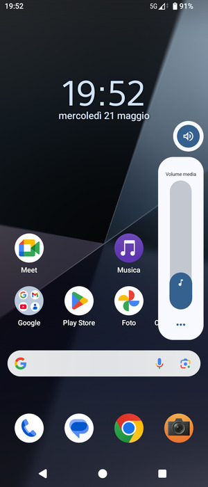 Per modificare le impostazioni dell'audio, seleziona Suono