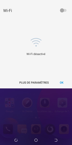 Sélectionnez OK