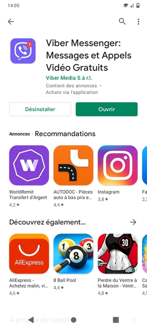 Sélectionnez Ouvrir