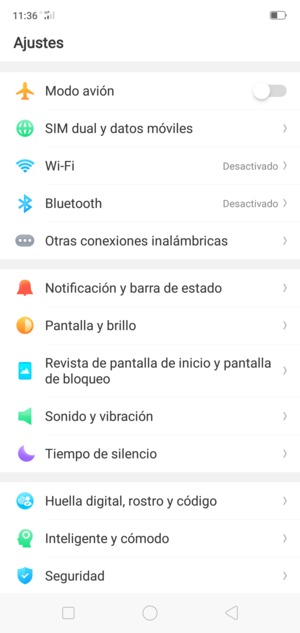 Seleccione SIM dual y datos móviles