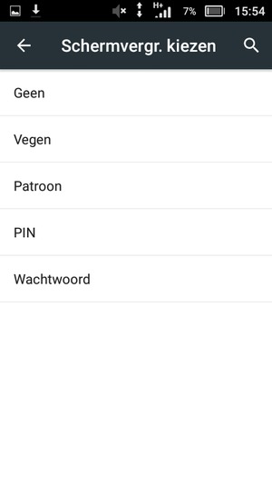 Selecteer Patroon