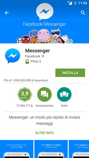 Seleziona INSTALLA