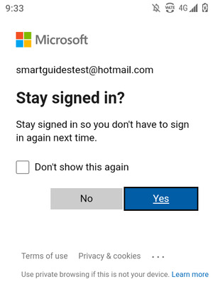 Select your preferred option