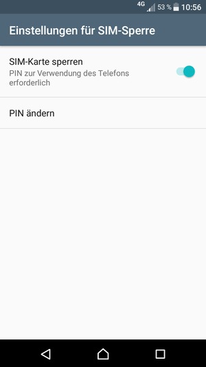 Wählen Sie PIN ändern