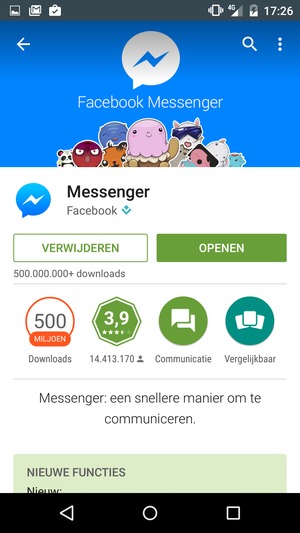 Selecteer OPENEN