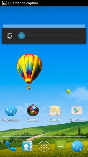 Continúe presionando para el modo de vibración, el cual es aprobado con una vibración corta