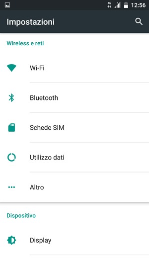 Seleziona Altro