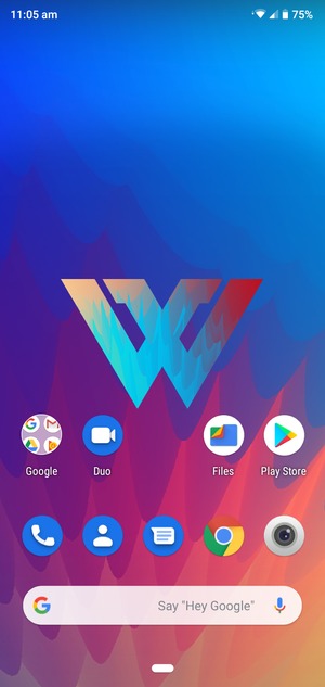 Swipe up