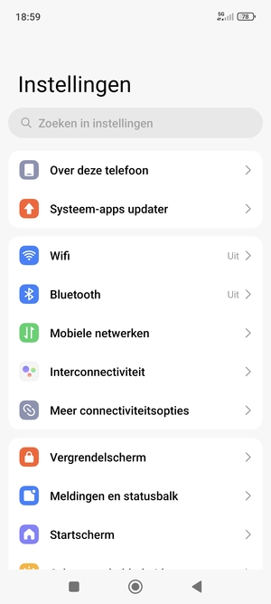 Selecteer Mobiele netwerken