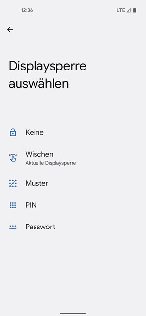 Wählen Sie Muster