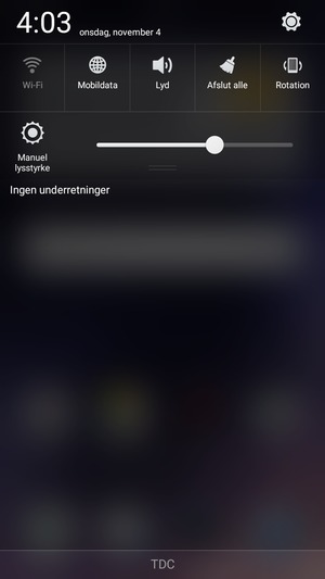 Aktiver topmenuen igen