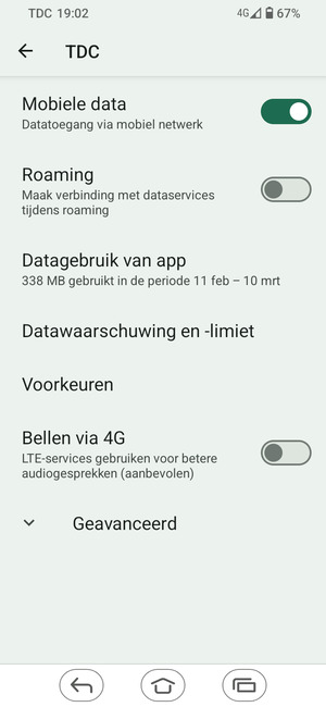 Selecteer Geavanceerd