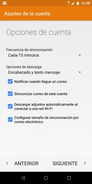 Seleccione SIGUIENTE